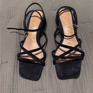 Sam Edelman Black Strappy Sandals